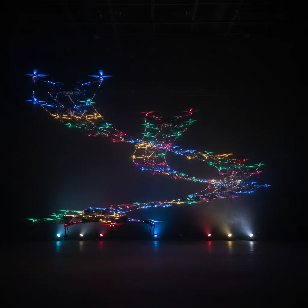 Drone Light Show — 50 Drones