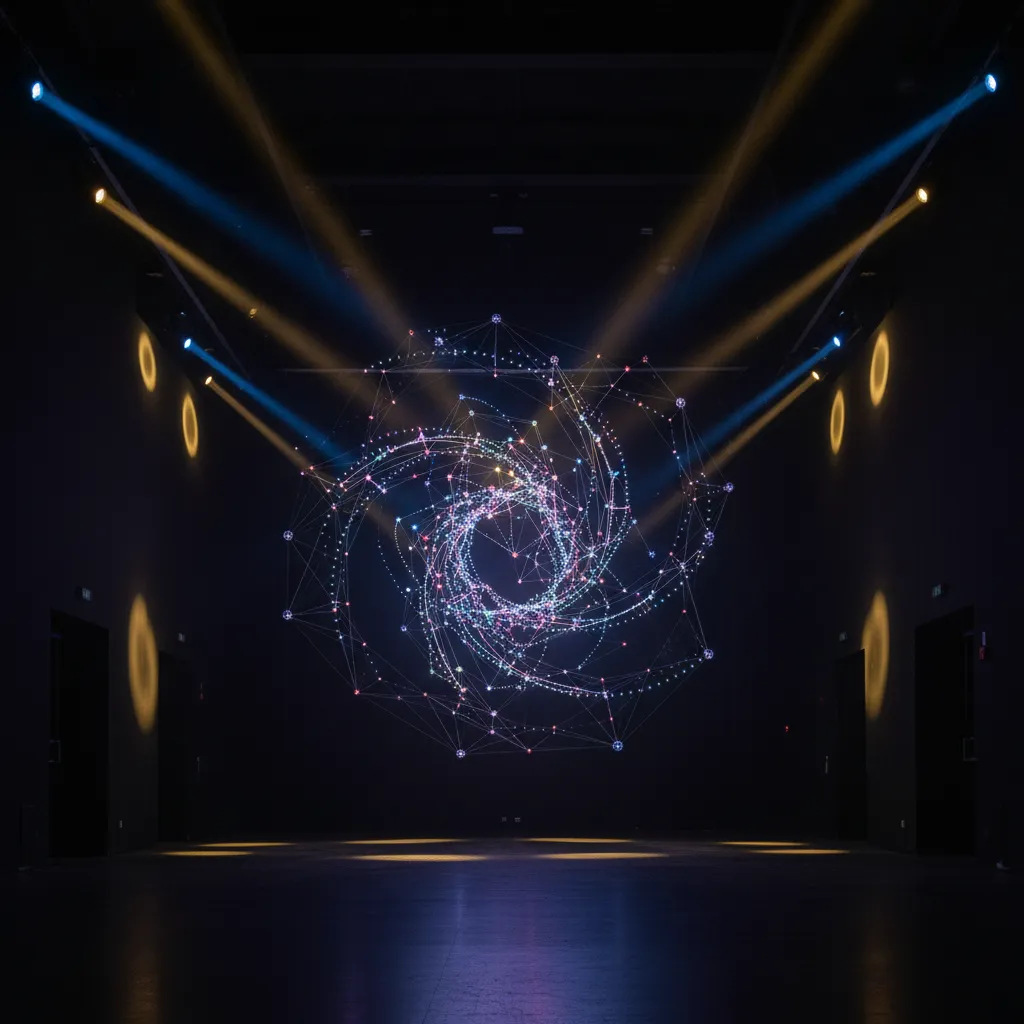 Drone Light Show — 100 Drones