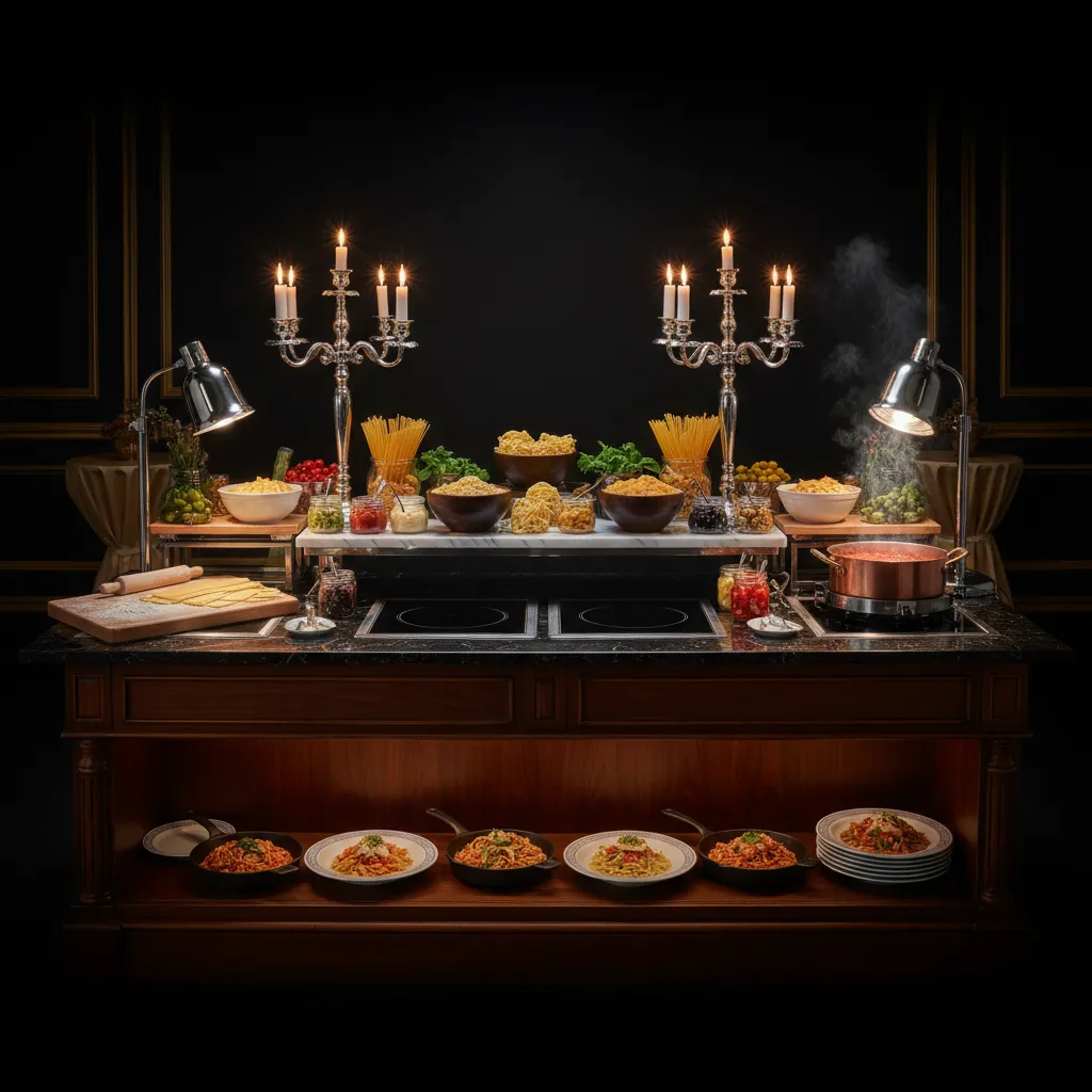 Pasta Live Counter — Aum Event