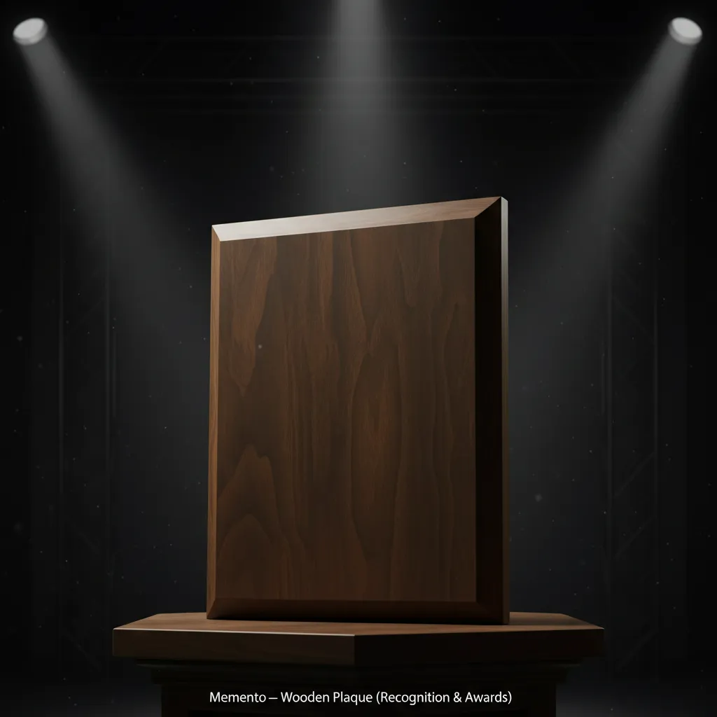Memento — Wooden Plaque