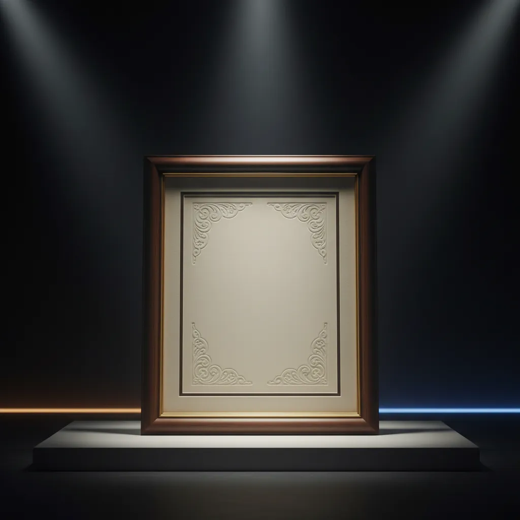 Certificate — Framed