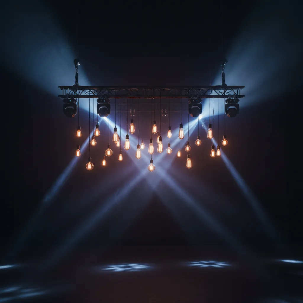 Hanging Bulb Cluster — Aum Event