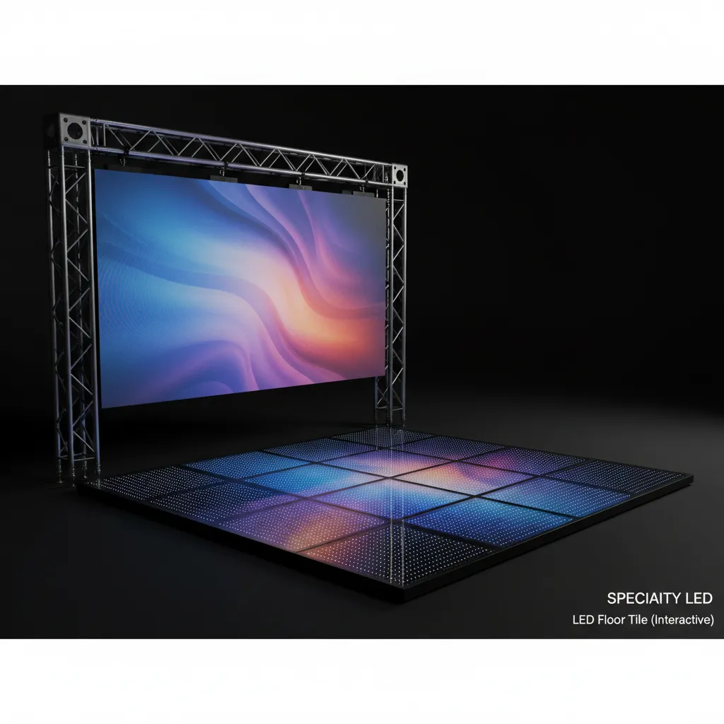 LED Floor Tile (Interactive) — Aum Event