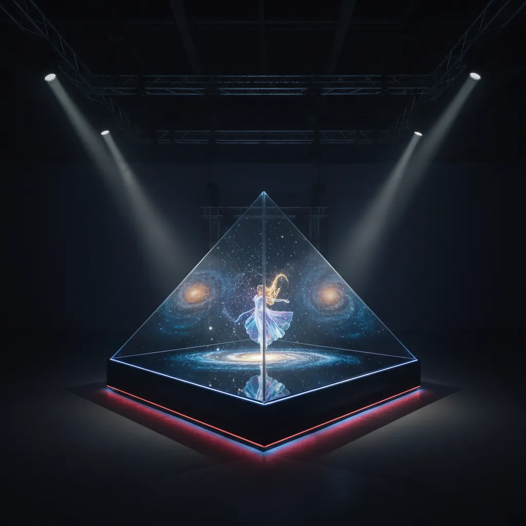 Hologram Display (Pepper's Ghost)