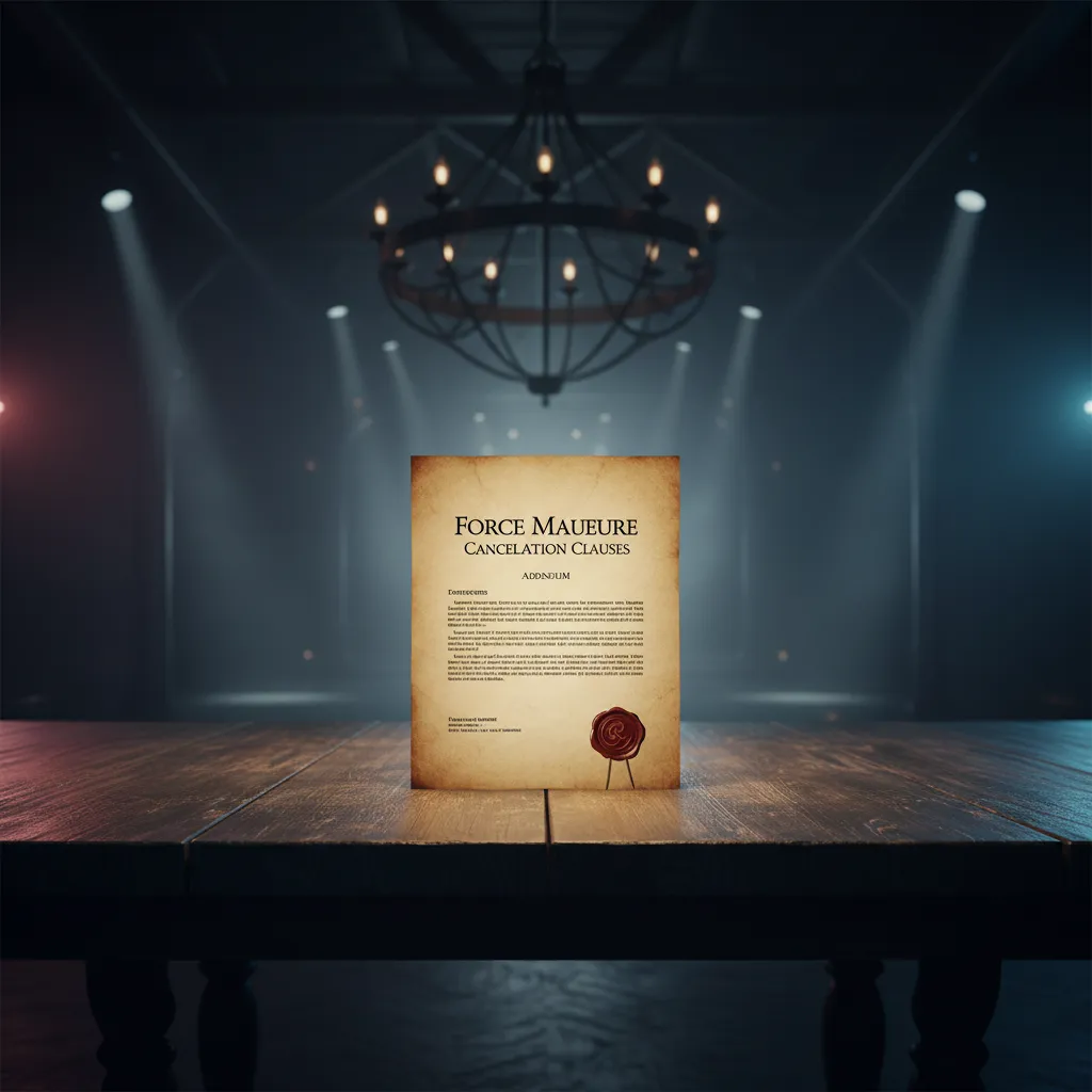 Force Majeure / Cancellation Clauses — Aum Event