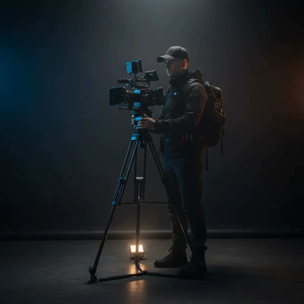 Cinematic Videographer (with stand) — Aum Event