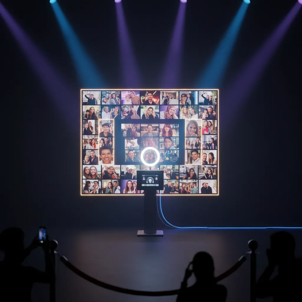 Live Photo Wall Display