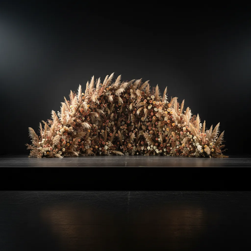 Pampas Grass Backdrop — Aum Event