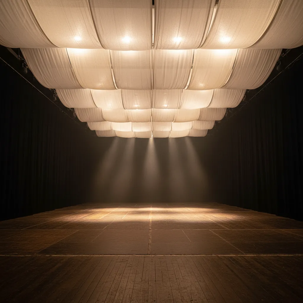 Backlit Fabric Ceiling — Aum Event
